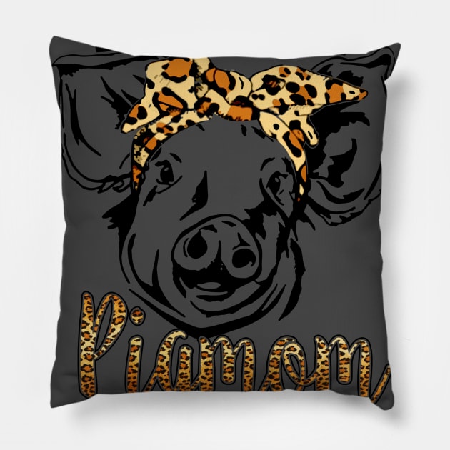 Best Pig Mom Ever. Pillow by tonydale