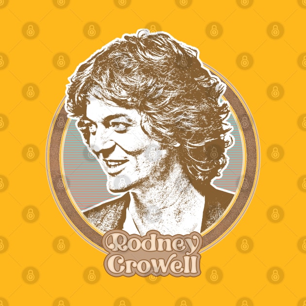 Rodney Crowell //// Retro Fan Art Design by DankFutura