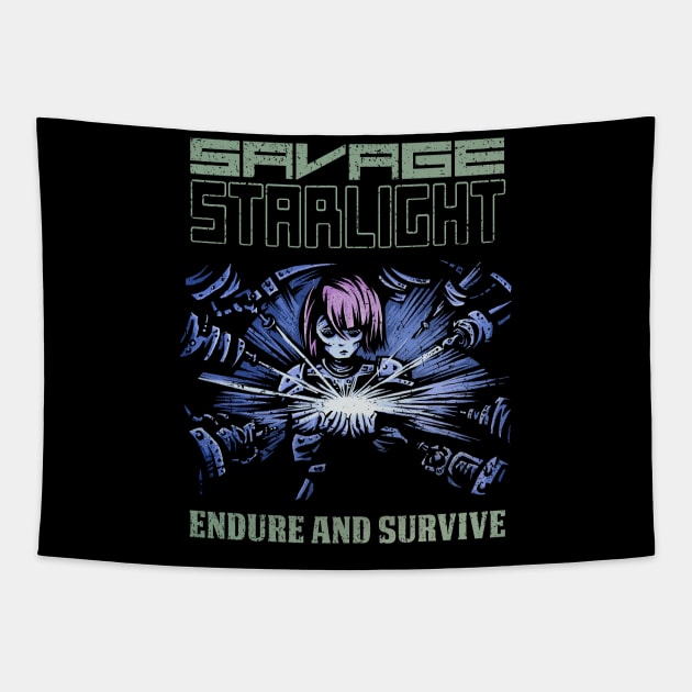 Savage Starlight Tapestry by kg07_shirts