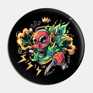 skull killer Pin