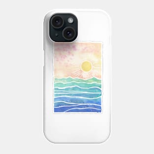 sun and sea Phone Case