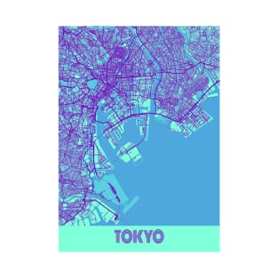 Tokyo - Japan Galaxy City Map T-Shirt