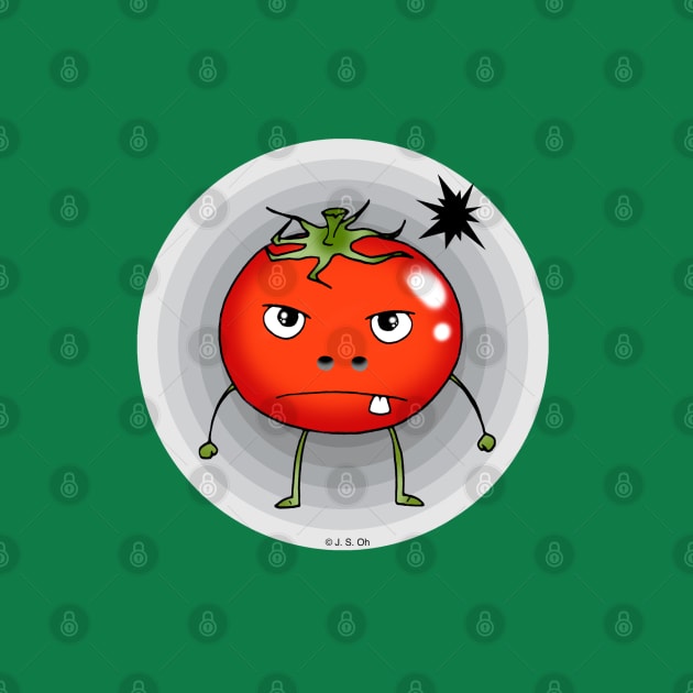 funny angry tomato by cartoonygifts