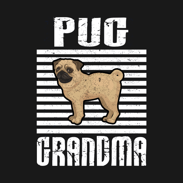 Pug Grandma Proud Dogs by aaltadel