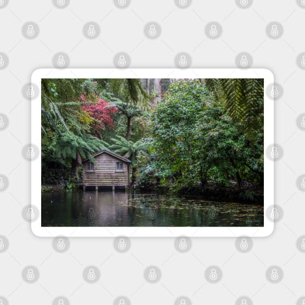 The Lake House at Alfred Nicholas Memorial Gardens Magnet by VickiWalsh