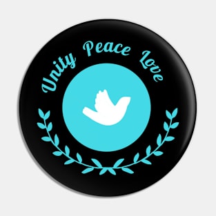 Unity Peace Love Pin