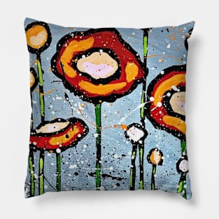 Poppy Cartoon Pillow