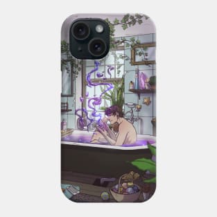 Modern Male Witch Bathroom Phone Case