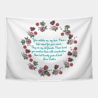 Austen Insults - Your Nerves Tapestry