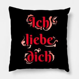 Ich liebe dich, I love you Pillow