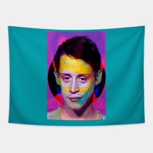 Macaulay Culkin Mugshot Tapestry