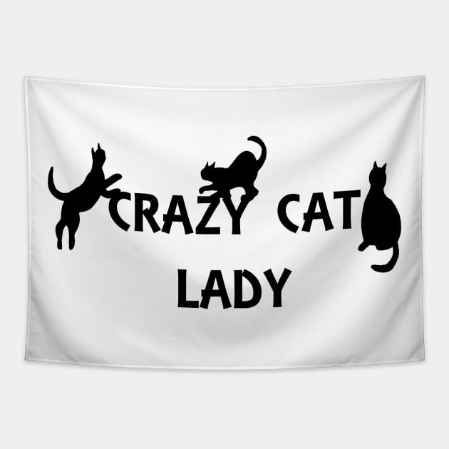 Crazy Cat Lady Tapestry by imphavok