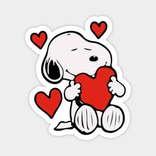 Snoopy Love Magnet