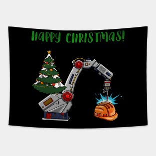 Robot Arm #2 Christmas Edition Tapestry