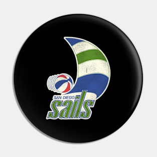 San Diego Sails Basketball Team Pin