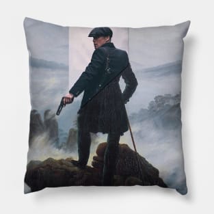 tommy above the sea of fog Pillow