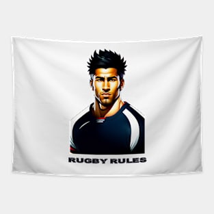 Rugby Rules Tapestry