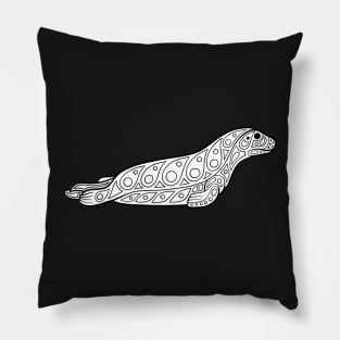 Native Inspired Harbor Seal Pillow