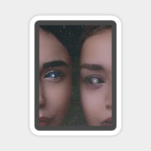 Galaxy Eyed Girls Magnet