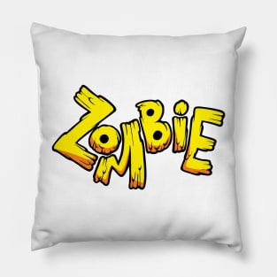 ZOMBIE Typography Pillow