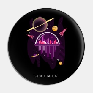 Space adventure - the universe is waiting Pin