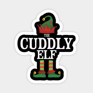 Cuddly Elf Matching Family Group Christmas Party Pajamas Magnet