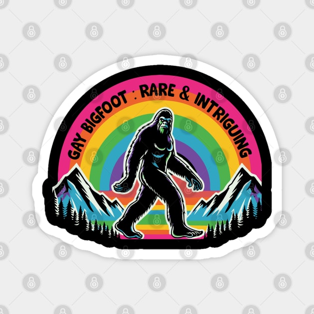 Gay Bigfoot // Rare & Intriguing Magnet by Trendsdk