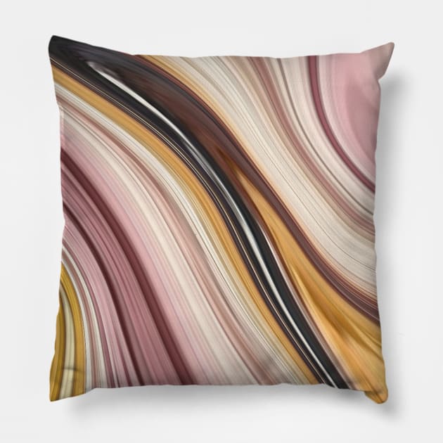 marble patttern design Pillow by BADAISENJA