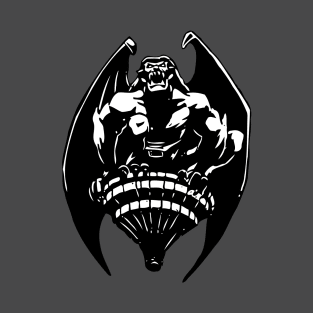 Gargoyles Goliath - Black and White T-Shirt