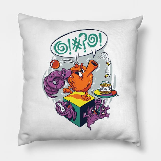 Quit Yer Cussin' Pillow by Made With Awesome