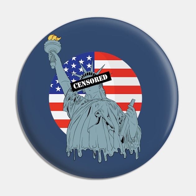 4th of july America USA patriotic Pin by SimplethingStore