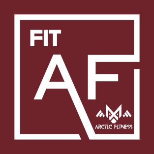 Fit AF White Logo T-Shirt