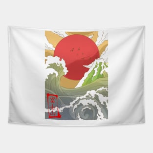 fuji waves Tapestry