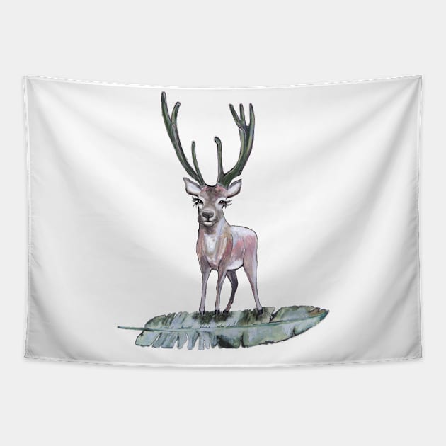 Deer Tapestry by msmart