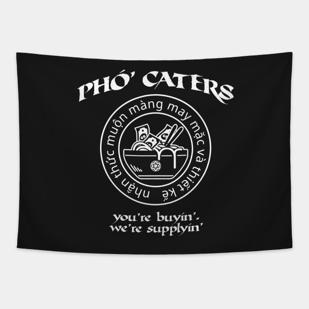 Pho Caters Tapestry by Hindsight Apparel