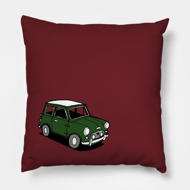 1966 Mini Cooper Pillow by William Gilliam