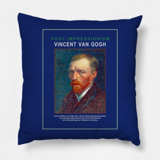 Vincent van Gogh Poster Design Pillow