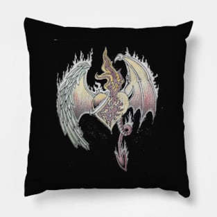 Heart Wing tattoo Pillow