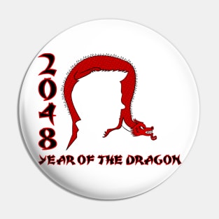 2048 Year of the Dragon Pin