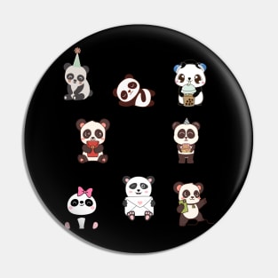 Cute pandas Pin