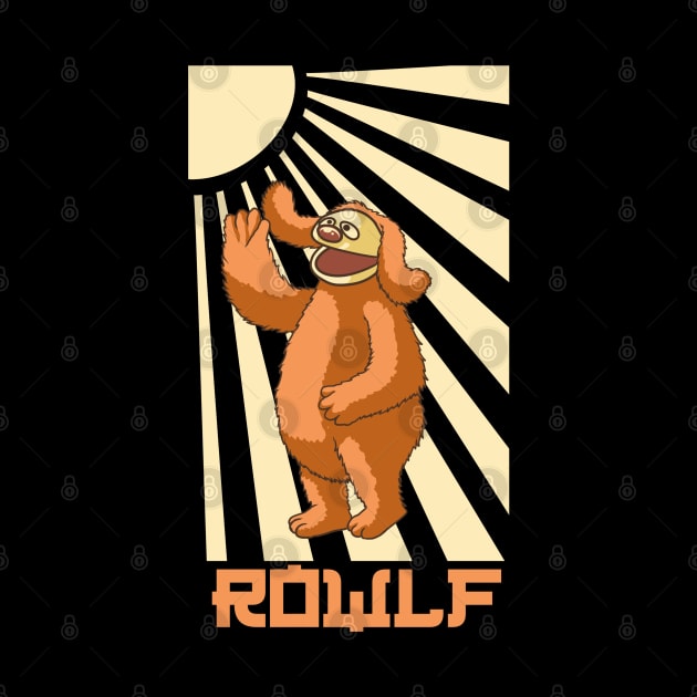 Rowlf The Dog Retro Japanese Muppets by thelazyshibaai