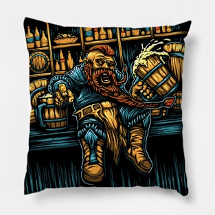 Drink Like a Dwarf Pillow