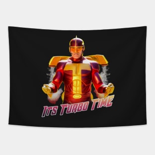 its turbo time christmas Arnold Schwarzenegger Tapestry