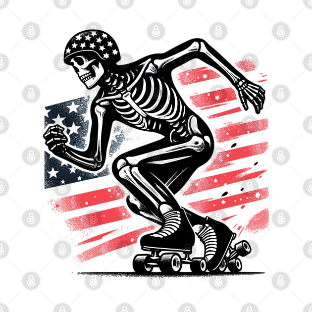 Skeleton Skater by Vehicles-Art