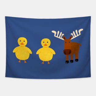 Duck, duck, moose Tapestry