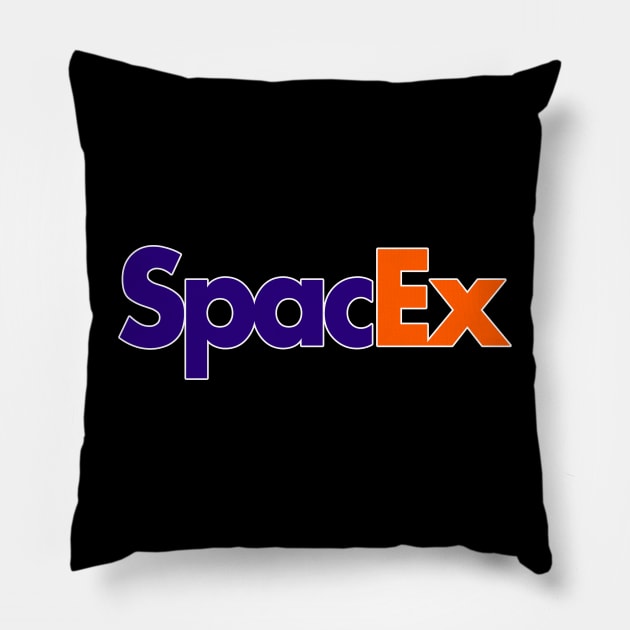 SpaceX delivers! Pillow by RetroZest