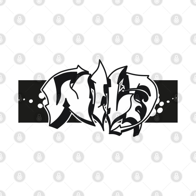 Wild grafitti t-shirt design by ByPix