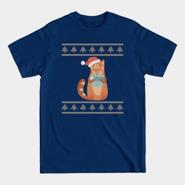 Discover Christmas - Ugly Christmas Cat - Ugly Christmas - T-Shirt