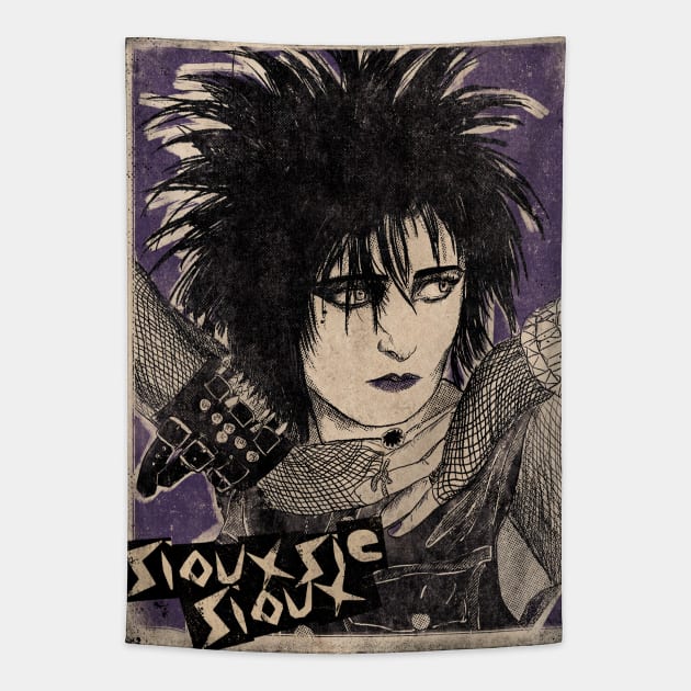 Siouxsie Sioux Tapestry by aLouro