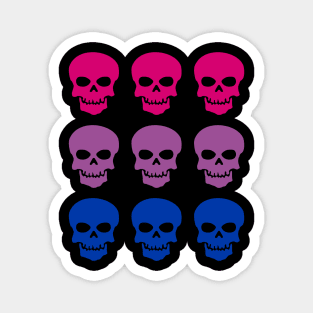 Bisexual Skulls Magnet